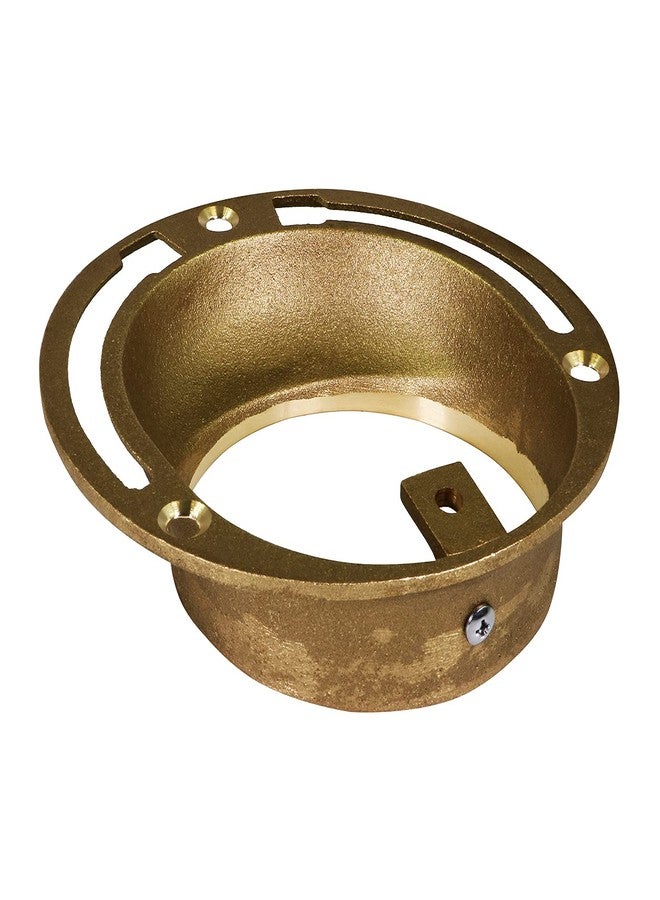 Raven CSPG6222 Closet Flange with Four Mounting Slots, 4 Inch Offset, Solid Brass, 4 - Image 2