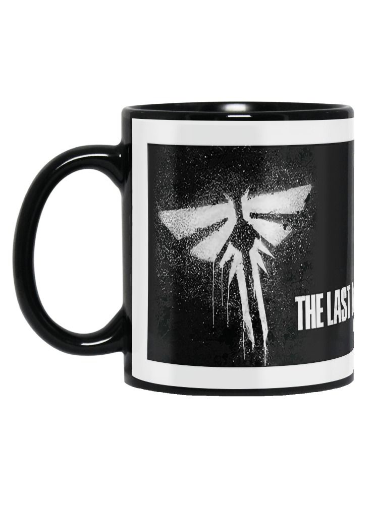 إم إي سي الأخير منا مج تصميم مطبوع عالي الجودة أسود كامل 11 أونصة - Image 2