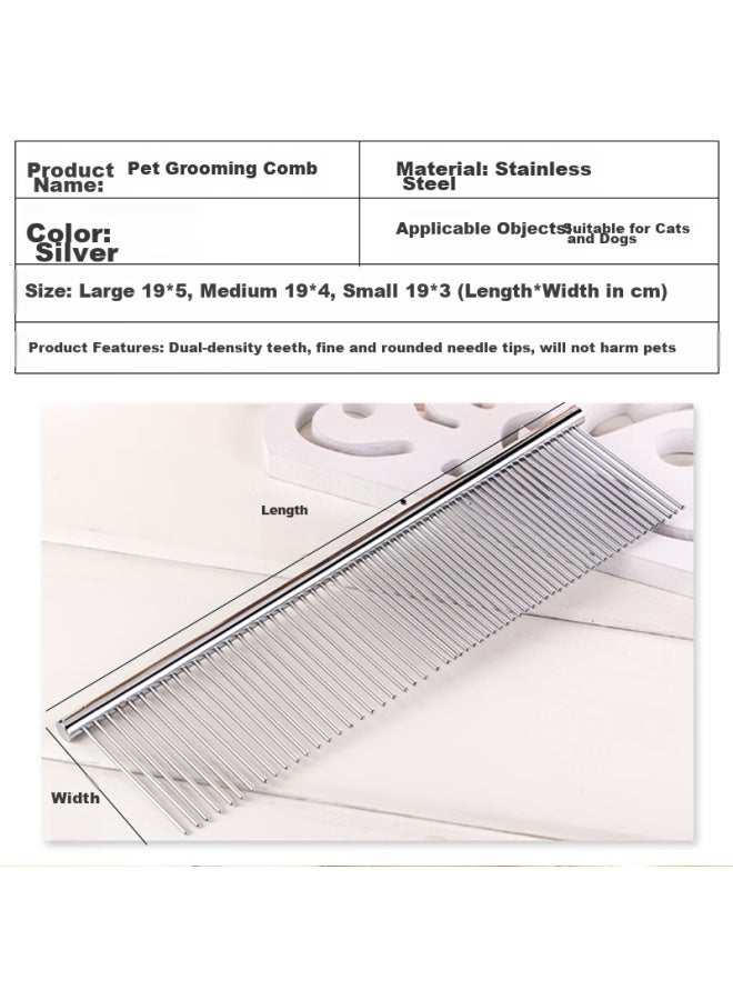 Zigman Cigeman Pet Grooming Comb, Cat Comb For Removing Loose Fur, Large Dog Comb, Specialized Detangling Comb, Teddy Beauty Supplies - Image 5