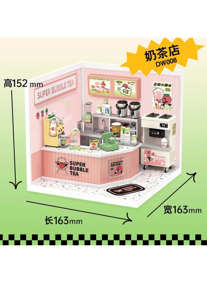 Bluejw If You Come To Diy Hut Super World Shop Hut Handmade Wooden 3d Three-dimensional Assembly Art House Doll House - Image 1