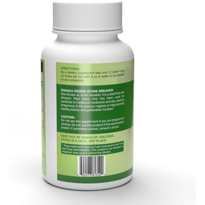 Logic Nutra Chanca Piedra Kidney Stone Breaker 120 Tablets 800 mg - Maximum Strength for Gallbladder & Urinary Cleanse with Phyllantus Niruri, Celery Seed Extract & Cranberry Extract - Image 3