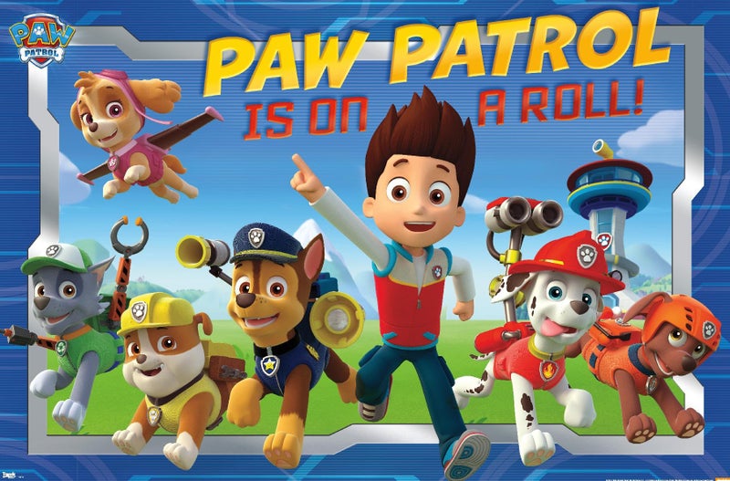 Trends International Nickelodeon Paw Patrol Crew Wall Poster 22.375" x 34" - Image 1