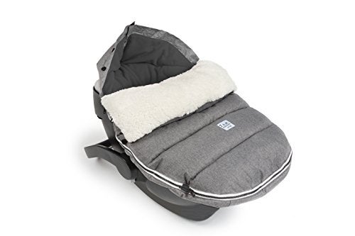 7 A.M. 7AM Enfant Universal Stroller Footmuff - Water Repellent Winter Bunting Bag for Strollers & Car Seats, Soft Micro-Fleece & Plush Lined Stroller Footmuff for Baby Boy & Girl | LambPOD - Image 4