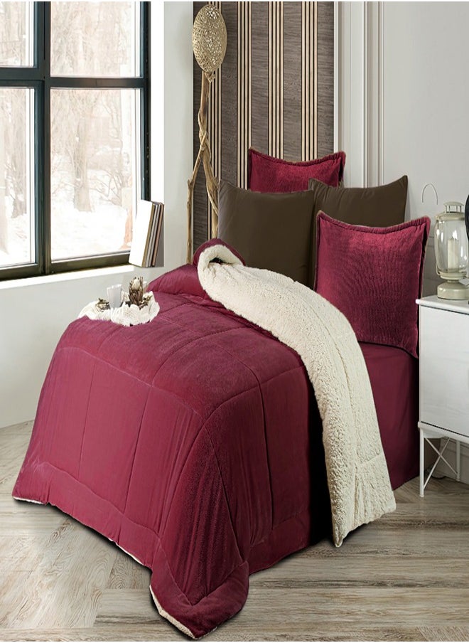 PACHA HOME Comforter fur  model Farida  + 1 pillowcase - Size: 170*230 - Weight: 4 Kg.  - Image 1