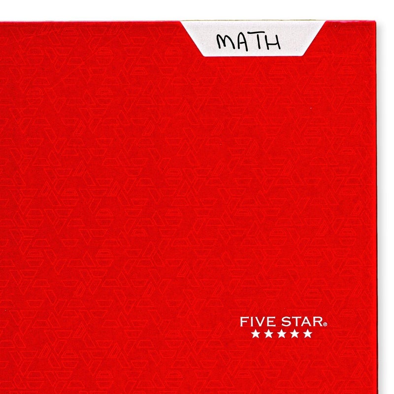 Five Star 4 Pocket Folders, 6 Pack, Paper Folders, Fits 3-Ring Binders, Holds 8-1/2" x 11" Paper, Writable Label, Black, Fire Red, Forest Green, Pacific Blue, White, Amethyst Purple (38058) - Image 2
