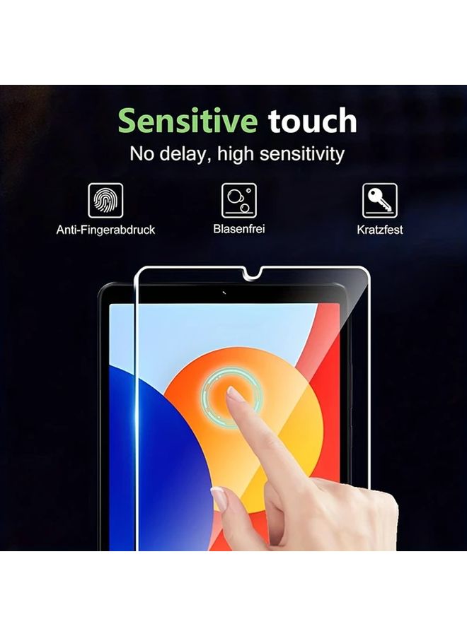 حامي شاشة من الزجاج المقوى لجهاز Redmi Pad SE مقاس 8.7 بوصة مقاوم للخدوش وخالي من الفقاعات - Image 4