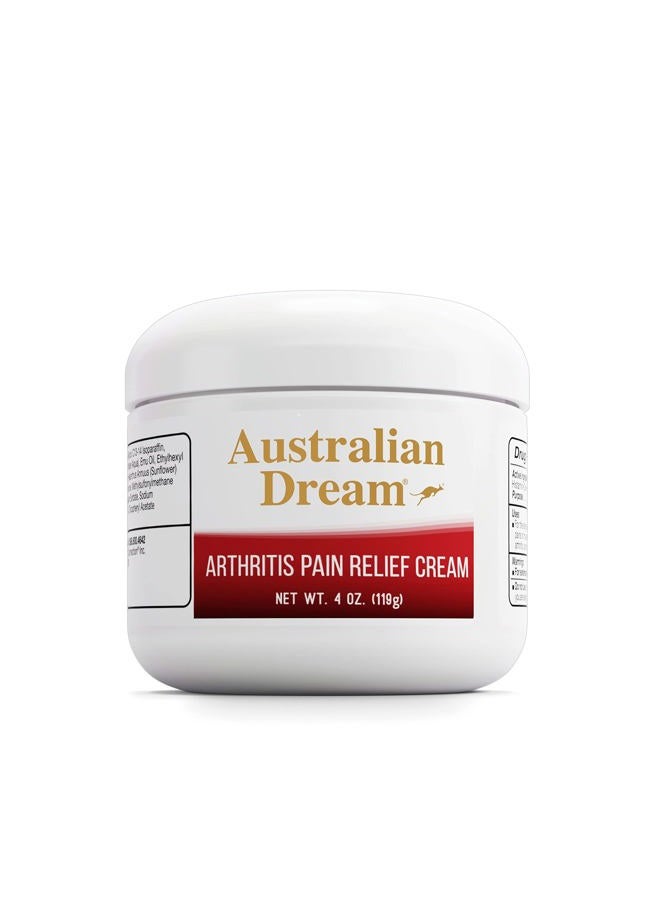 Australian Dream Arthritis Pain Relief Cream - Soothing & Non-Greasy - Powerful Topical Arthritis Pain Relief - Good for Muscle Aches or Joints - 4 oz Jar - Image 1