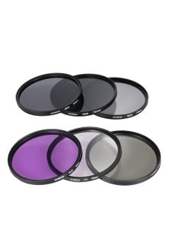 ANDOER 72mm Lens Filter Kit, UV+CPL+FLD+ND(ND2 ND4 ND8), with Carry Pouch, Lens Cap, Lens Cap Holder, Tulip and Rubber Lens Hoods, Cleaning Cloth  - Image 4