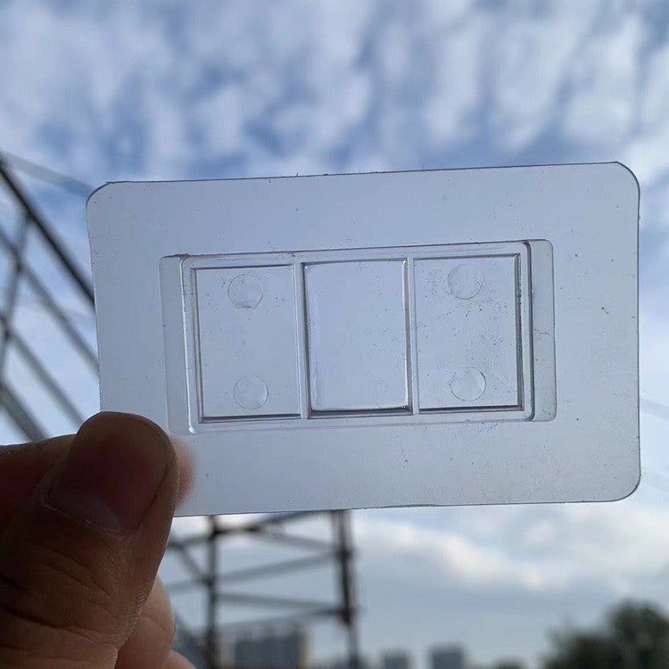 Punch-free Transparent Seamless Hook Multi-functional Household Seamless Patch Claw Buckle Strong Adhesive Hook Female Buckle Coat Hook 6x10【56 strips】 - Image 1