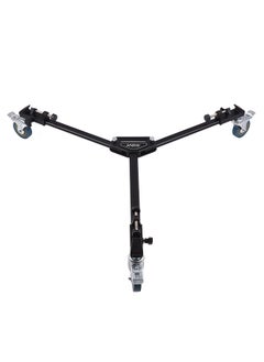 Andoer Professional Tripod Dolly Heavy Duty Photography Tripod Base Stand Wheels Max. Load 15KG for Camera Camcorder Video Shooting Studio Photography Activity Shooting