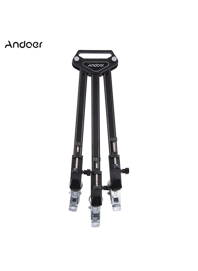 ANDOER - Andoer Professional Tripod Dolly Heavy Duty Photography Tripod Base Stand Wheels Max. Load 15KG for Camera Camcorder Video Shooting Studio Photography Activity Shooting - Image 1