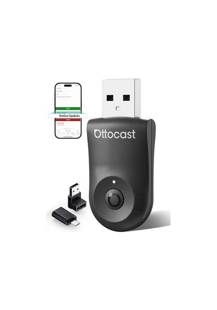 OTTOCAST Mini 2025 2in1 Wireless CarPlayAndroid Auto Adapter 5GHz WiFi Auto Connect for 2016 Cars - Image 1