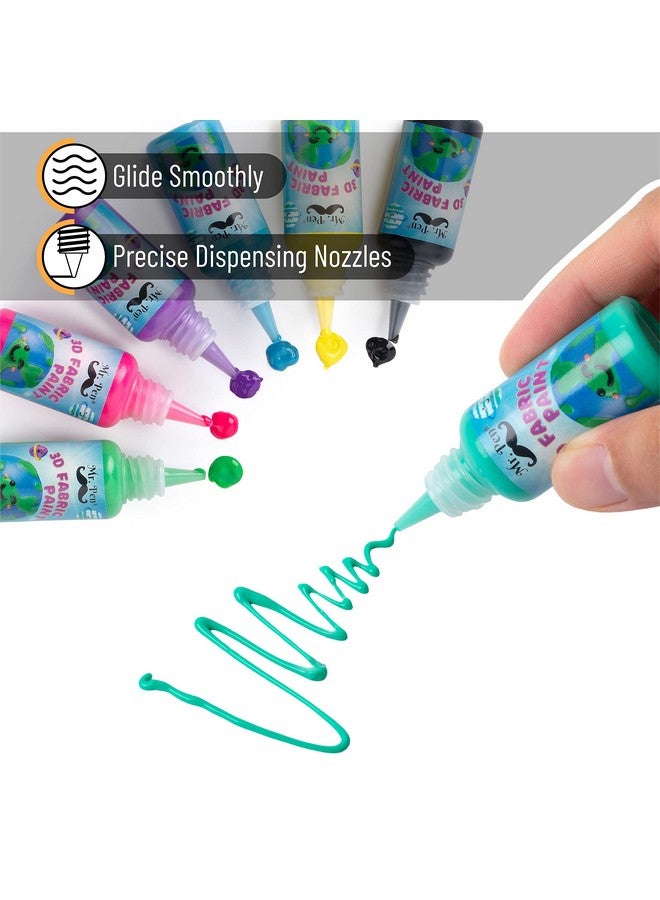 Mr. Pen 3D Fabric Paint Set 12 Colors 0.67 Oz 3D Paint For Fabric Paint For Fabric 3D Paint For Clothing Tshirt Paint Fabric Paint For Clothes - Image 5