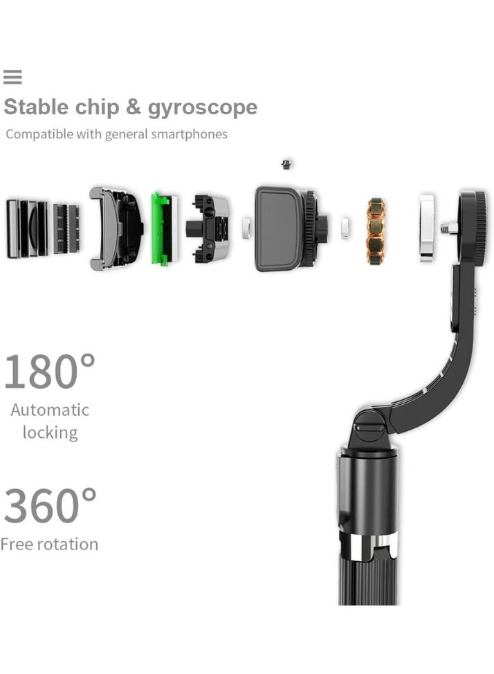 Portable extendable tripod selfie stick with Bluetooth remote lighting - Image 3