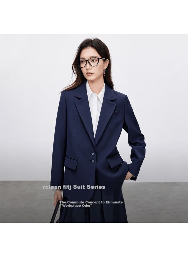 Sentubila Shangdu Bira High-intelligence Feel Women's Autumn Easy-care Blazer Casual Loose Jacket Elegant Top - Image 1