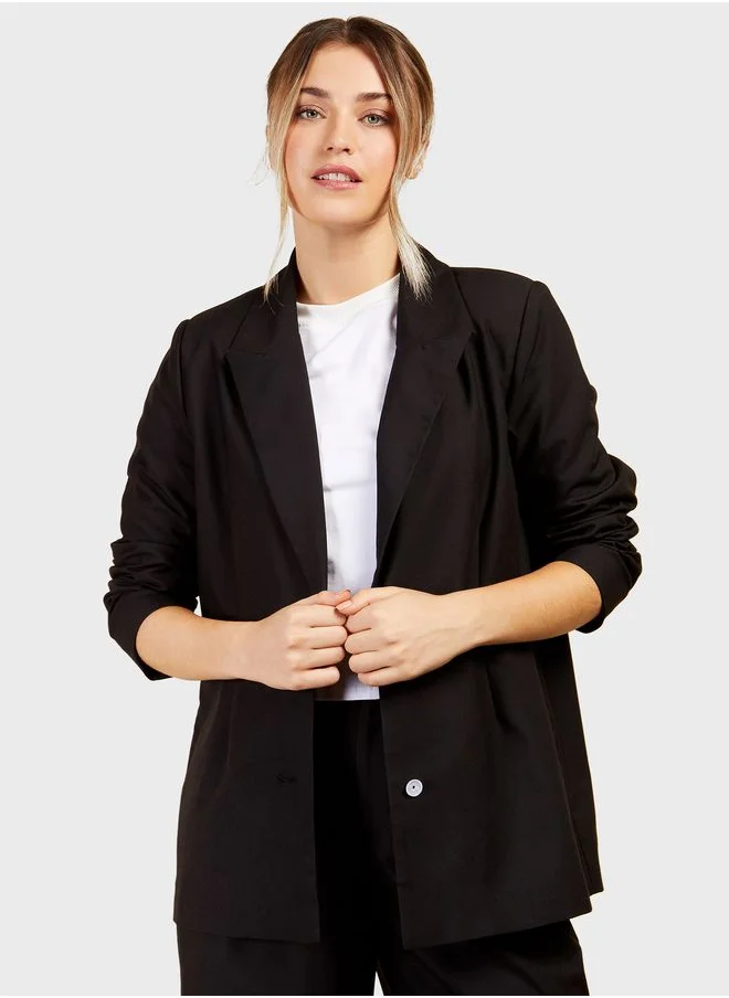 Little Mistress Button Detail Blazer