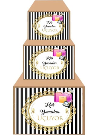 HSN Dowry Box Label 12 Pieces 20X30 cm Label Sticker 
