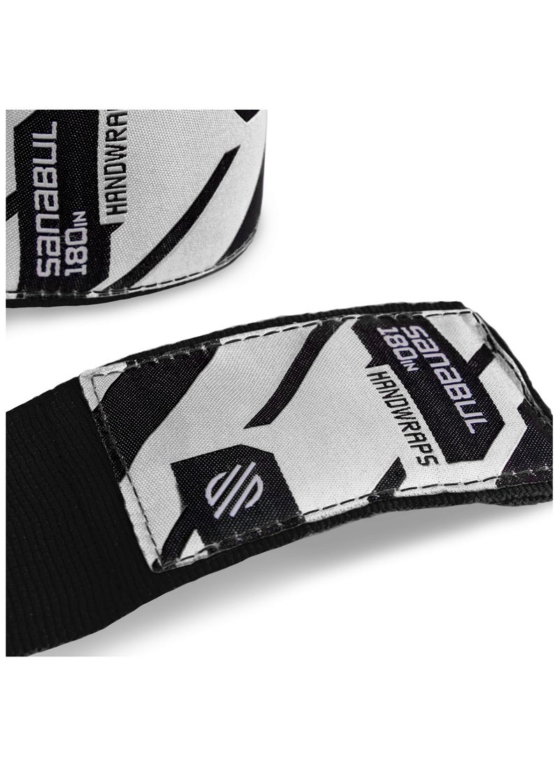 Sanabul  Sanabul Essential Gel Knuckle Guards for Boxing Gloves and Hand Wraps BLACKWHITE SM  - Image 2