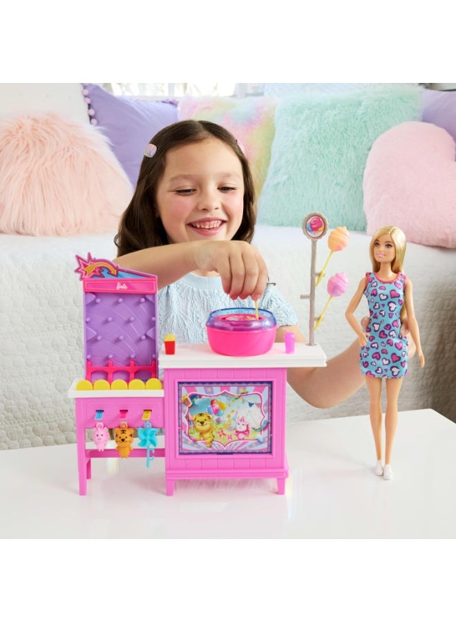 Barbie Mysteries Cotton Candy & Game Playset  JFV67 - Image 1