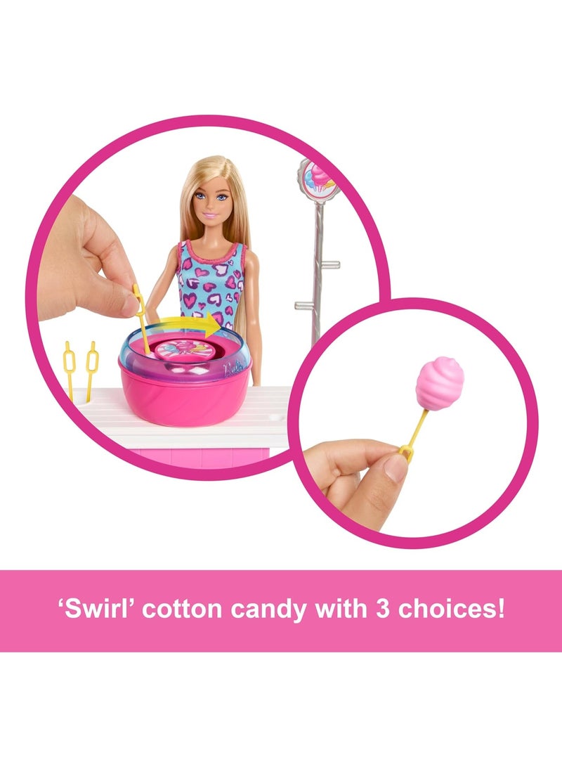 Barbie Mysteries Cotton Candy & Game Playset  JFV67 - Image 5