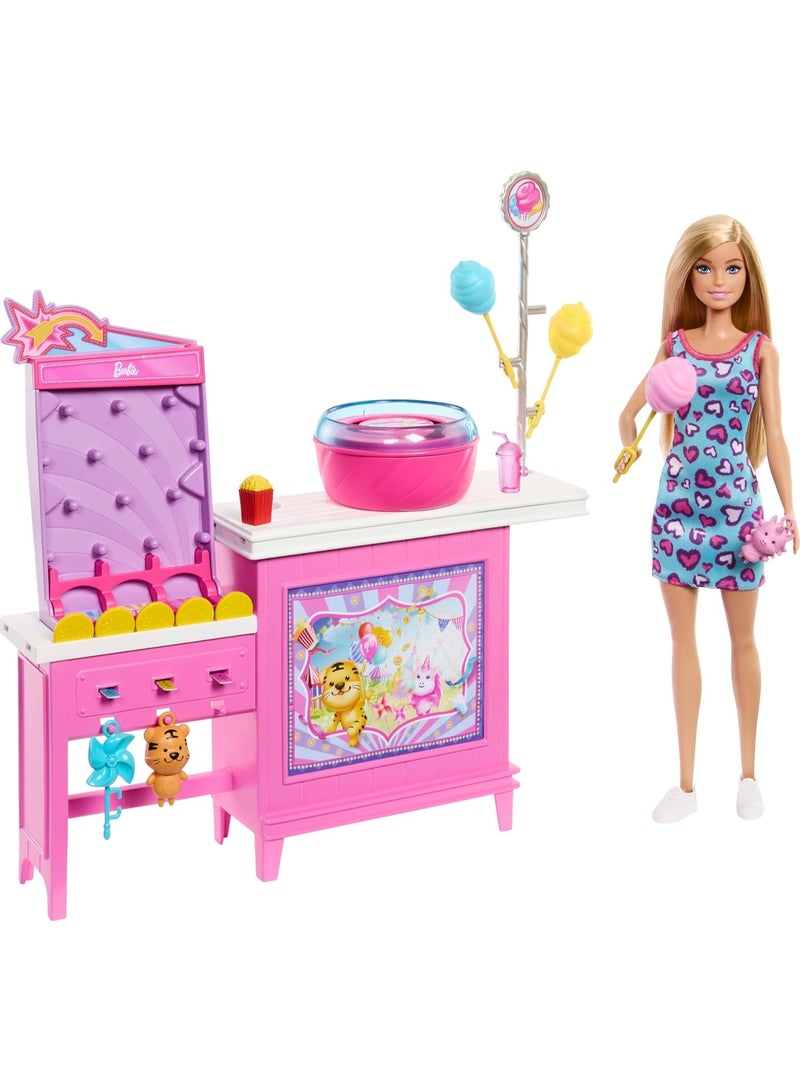 Barbie Mysteries Cotton Candy & Game Playset  JFV67 - Image 4