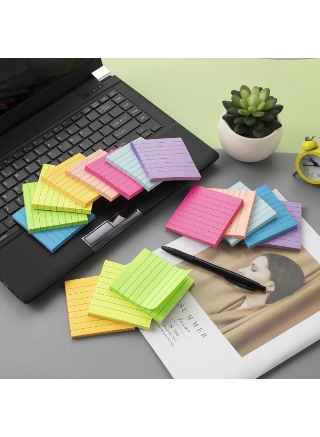 Generic 6 Pack Post It Notes 3x4.5 Inches ( 7.6x10 Cm) 300 Sheets, 6-Color Notes, Premium Notes, Loose Notes, Self-Adhesive Notes, 50 Sheets/Book, Suitable For Office, Study, And Daily Life Organization  - Image 2