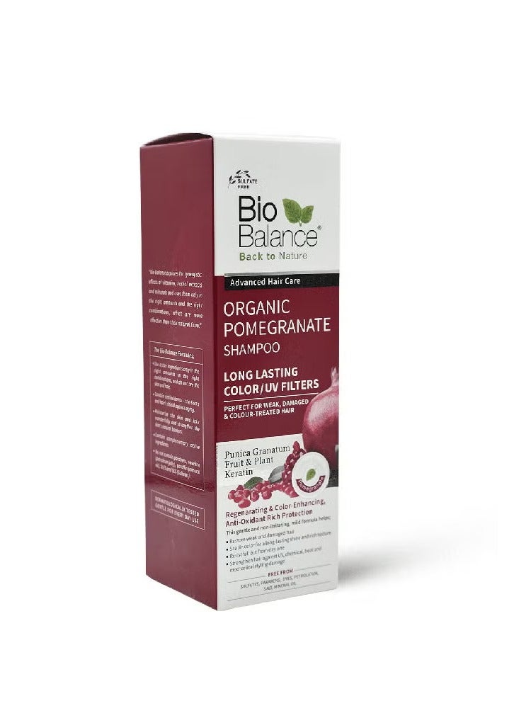 Bio Balance Bio Balance Pomegranate Shampoo for Weak Damaged & Colour Treated Hair - 180Ml 