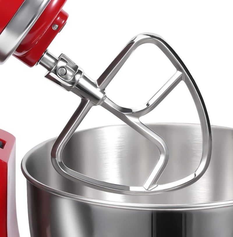 FavorKit Stainless Steel Flat Beater for KitchenAid Tilt-head & 4.5-5 Qt Mixers,Dishwasher Safe Pastry Mixing Paddle Attachment - Image 1