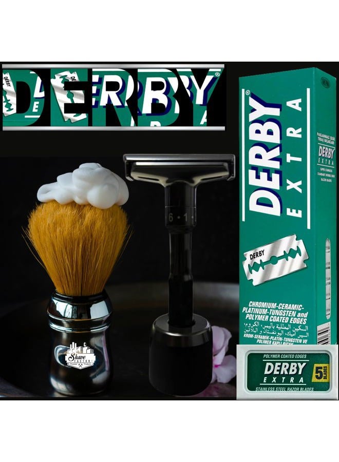 Derby 25 Extra Double Edge Stainless Steel Razor Blades - Image 3