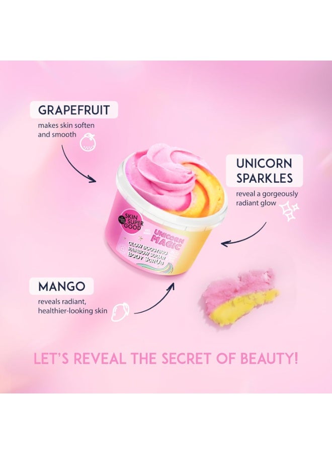 Organic Skin Super Good Unicorn Magic. Glow boosting Sugar Body Scrub., 250 ml - Image 4