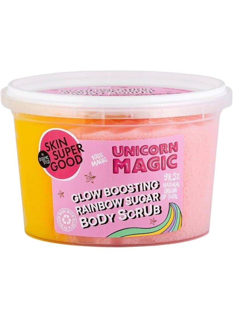 Organic Skin Super Good Unicorn Magic. Glow boosting Sugar Body Scrub., 250 ml - Image 1