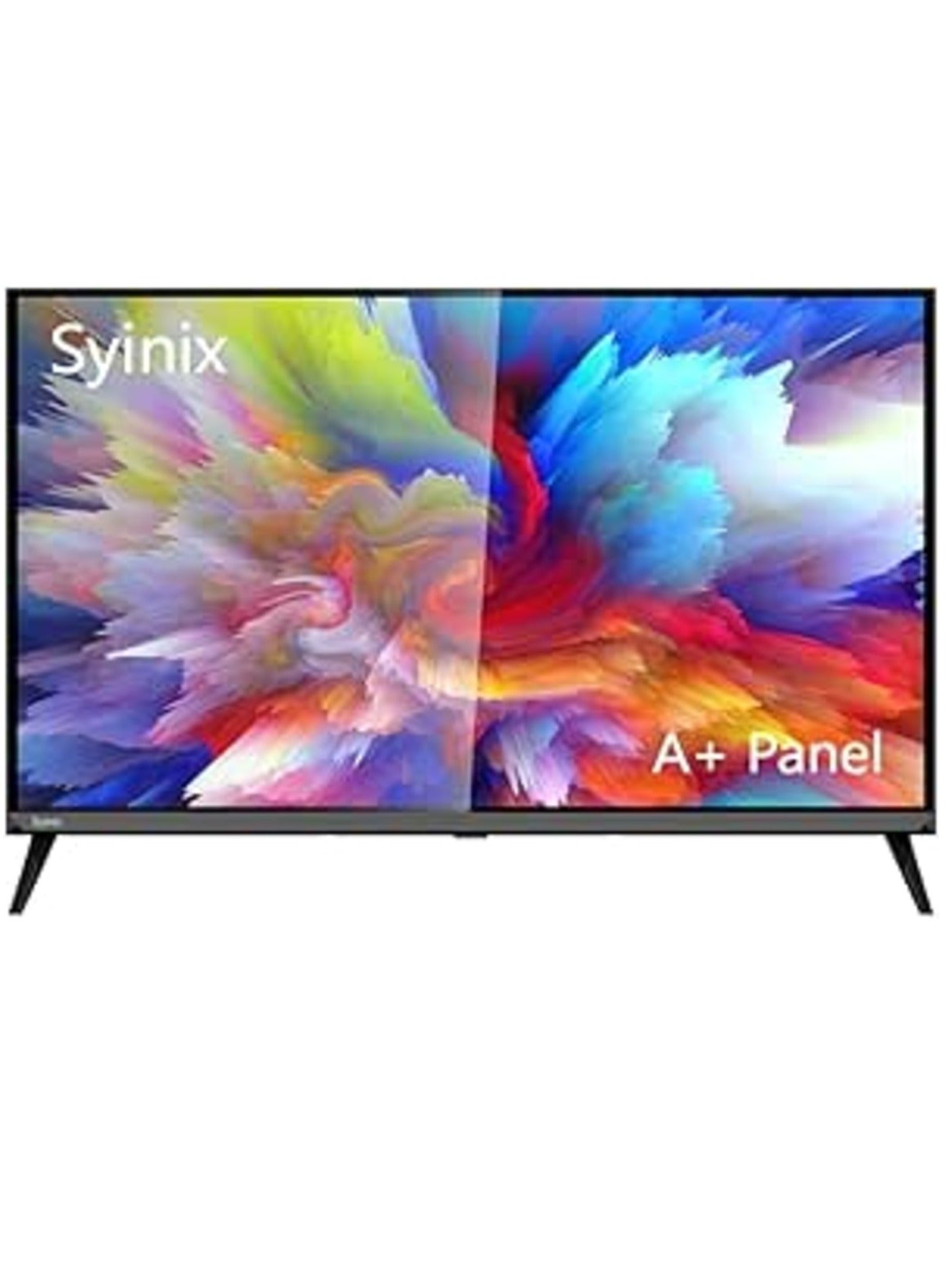 Cynex 32-inch Frameless LED HD TV, A+ Panel with Built-in Receiver, Black - 32E61M-S