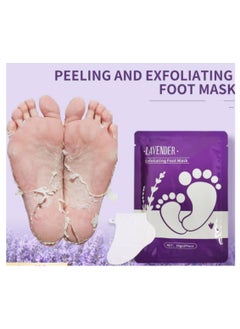 LSC  SHAN  SHAN 2 Pairs Foot Peel Mask , Exfoliating Foot Masks, Natural Exfoliator for Dry Dead Skin, Callus, Repair Rough Heels for Men Women  - Image 2