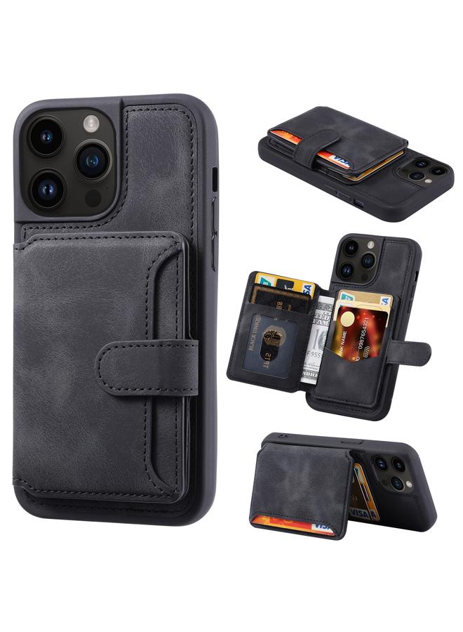 Zaboon Case For iPhone 13 Pro Max Skin Feel Dream Anti-theft Brush Shockproof Portable Skin Card Bag Phone Case - Image 1