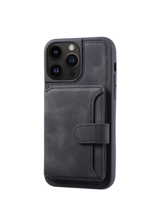 Zaboon Case For iPhone 13 Pro Max Skin Feel Dream Anti-theft Brush Shockproof Portable Skin Card Bag Phone Case - Image 2