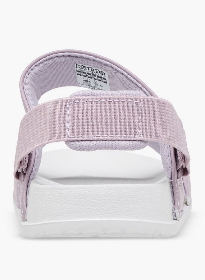 كابا صنادل بناتي بطبعة شعار مع حزام مطاطي - Image 4