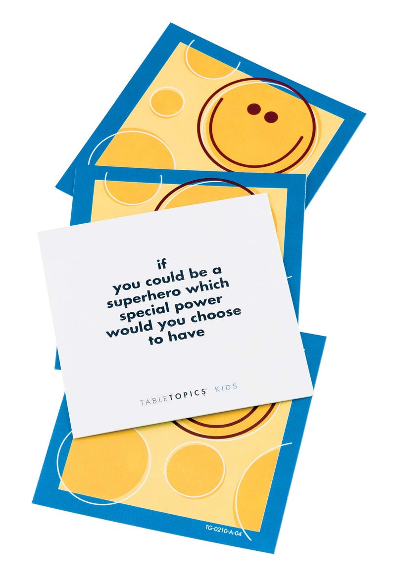 TableTopics Kids To Go - 40 Conversation Starter Cards, Questions Perfect for Kids, Family Dinner Game, Parents Love Them - Image 3