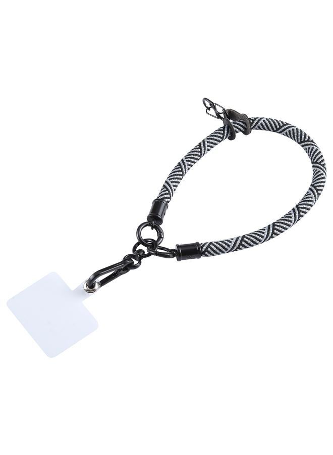 erorex Universal Phone Diagonal Pattern Short Wrist Lanyard - Image 1