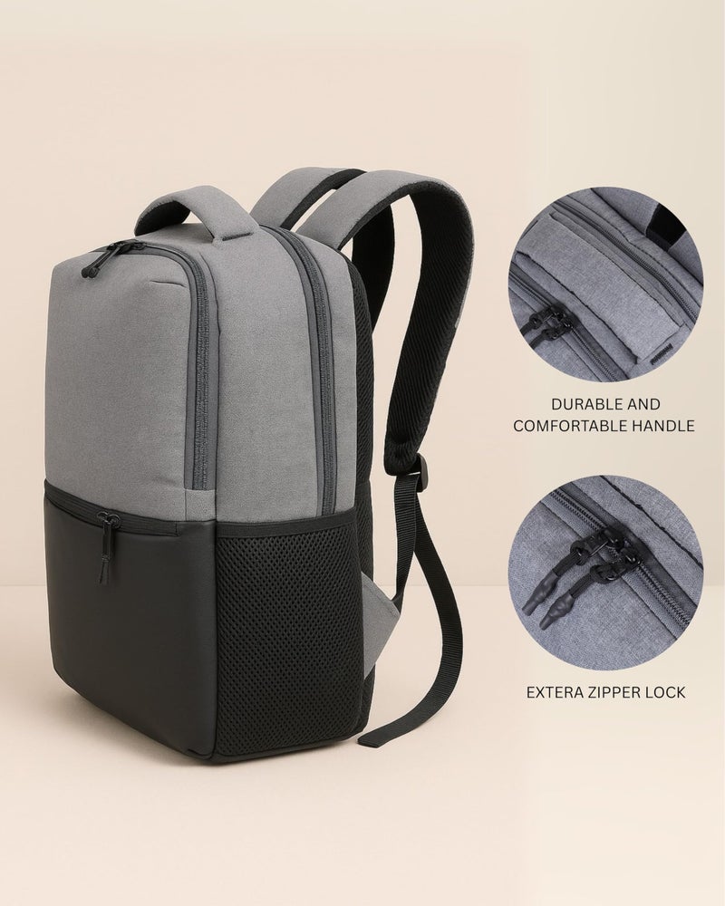 Wesley Milestone 2.0 Casual Waterproof Laptop Backpack/Office Bag/School Bag/College Bag/Travel Backpack (Dimensions:13x18 inches) (Compatible with 39.62cm(15.6inch laptop) 30 L - Image 5