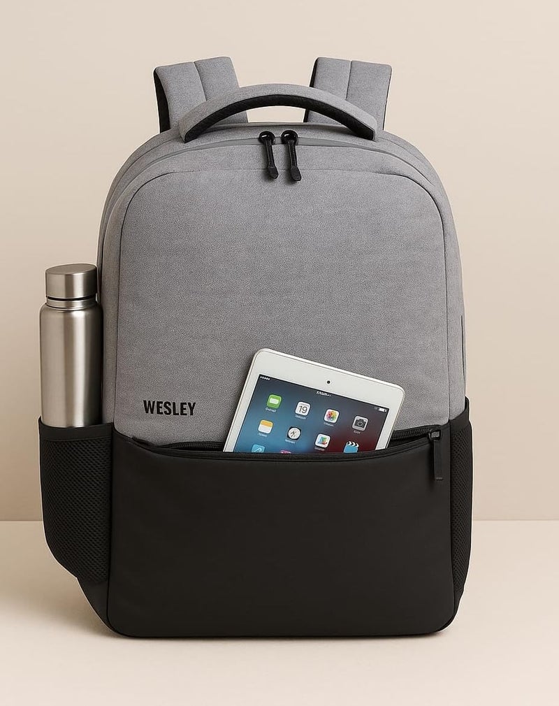 Wesley Milestone 2.0 Casual Waterproof Laptop Backpack/Office Bag/School Bag/College Bag/Travel Backpack (Dimensions:13x18 inches) (Compatible with 39.62cm(15.6inch laptop) 30 L - Image 3