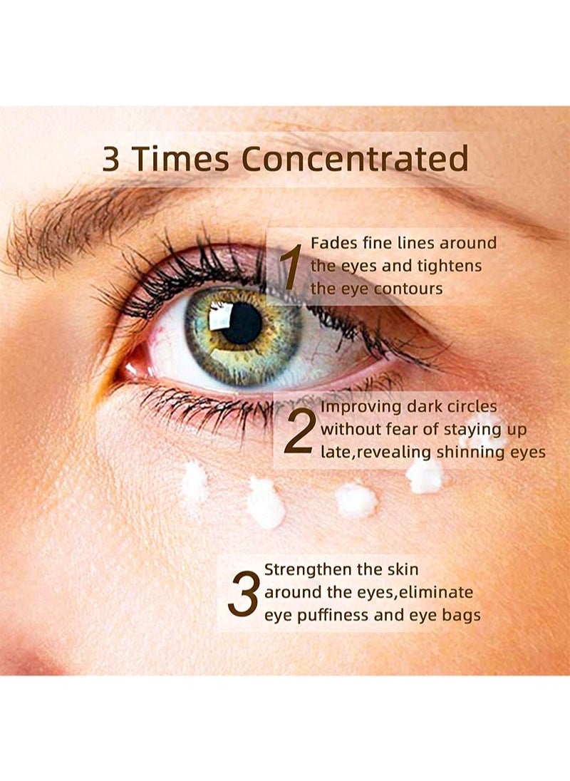 LANEMAY - Caffeine Eye Cream, Caffeine Eye Serum for Dark Circles, Anti Aging Eye Cream, Reduce Puffiness, Eye Bags Removal, Fade Eye Lines, Anti-Oxidation, Moisturize, Tighten Eye Skin（50ml） - Image 1