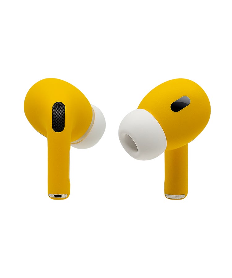 CAVIAR Customized AirPods Pro 3 Case with Automotive-Grade Paint Scratch-Resistant, Shockproof, Durable, Stylish Protective Cover, Personalized Design, Perfect Fit for Airpods Pro 3 Full Matte Yellow - Image 4