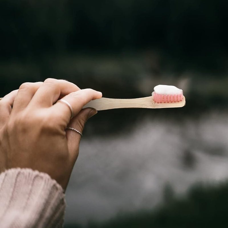 Biodegradable Toothbrush Set With Travel Tube For Adults Kids Sustainable Oral Care Random Color - Image 4