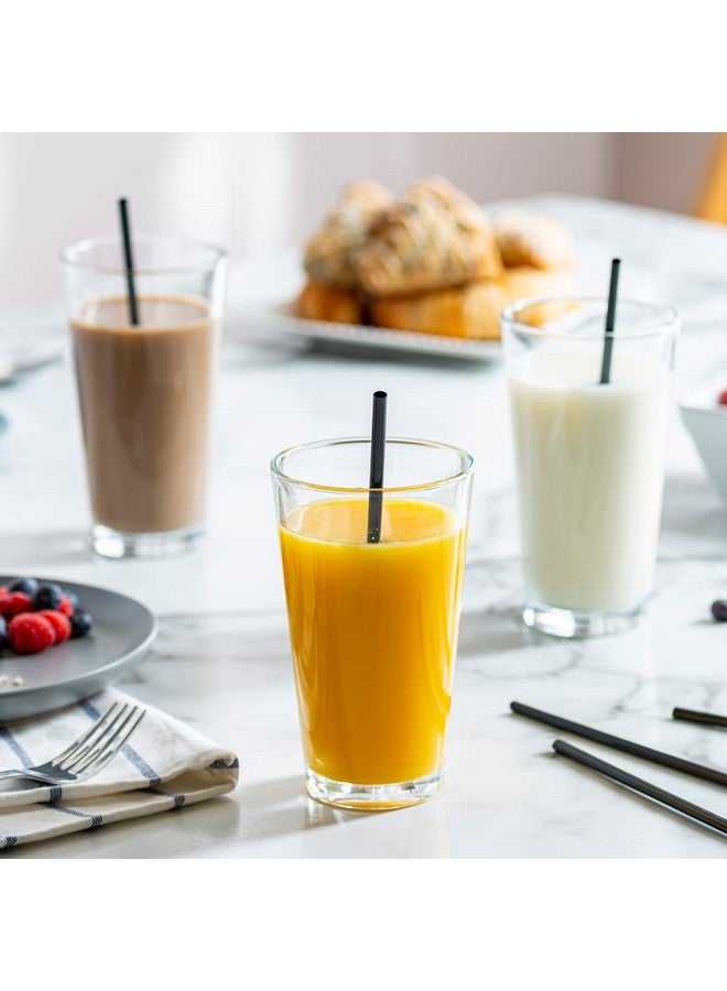 Comfy Package [250 Count] 7.75" High Black Straws, Disposable Plastic Drinking Straws - Black - Image 5