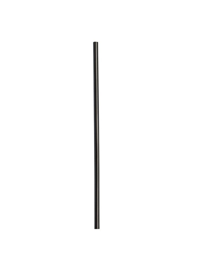 Comfy Package [250 Count] 7.75" High Black Straws, Disposable Plastic Drinking Straws - Black - Image 2