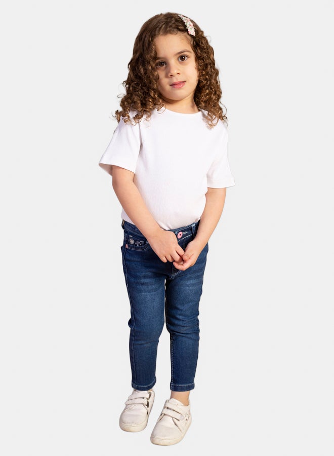 AMB Kidswear Baby Girls Jeans - Image 3