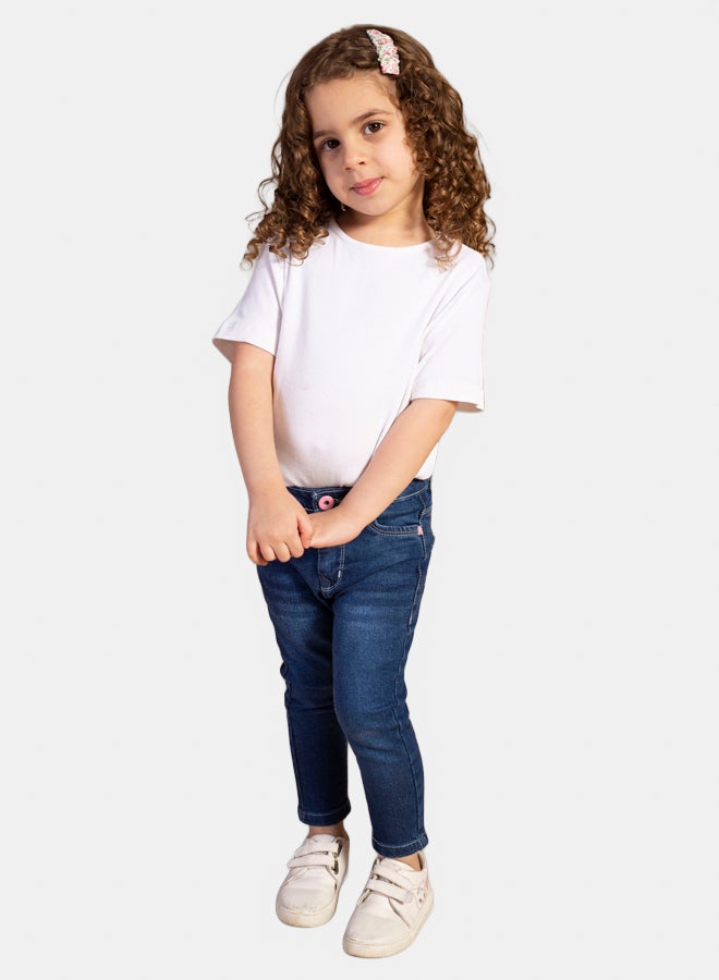 AMB Kidswear Baby Girls Jeans - Image 4
