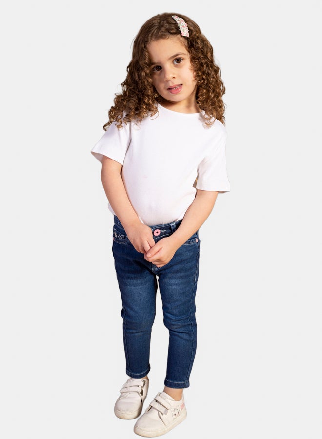 AMB Kidswear Baby Girls Jeans - Image 2