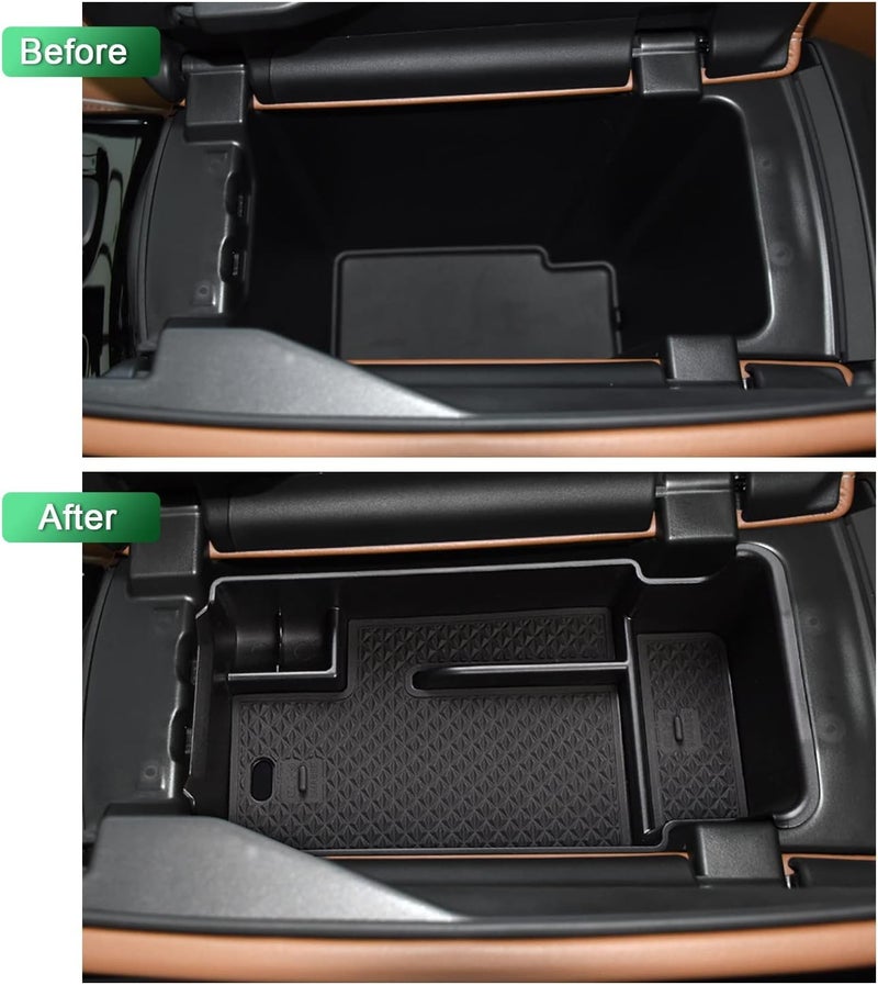 QASULER Car Armrest Storage Box for Envision 2021 - Image 5