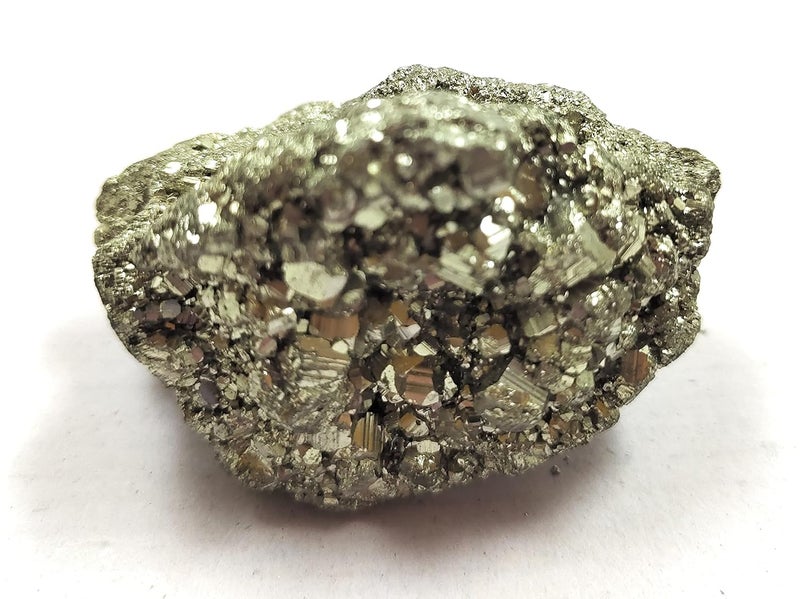Rocksmins Rocksmins Natural Rough Golden Pyrite Crystal Fools Gold Peru Stone Single Piece Cluster for attract Wealth Money Business Luck Abundance Prosperity Vastu  - Image 2